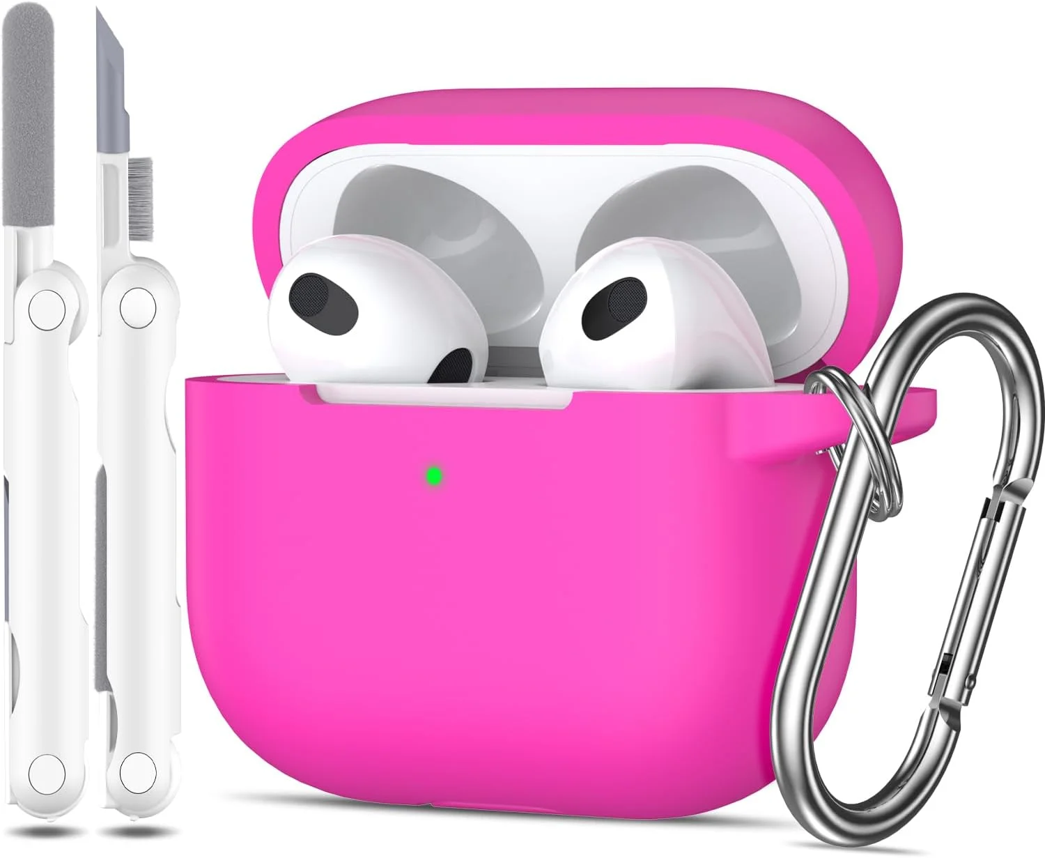AirPods 3 Hülle – Silikon, Neon-Rosa