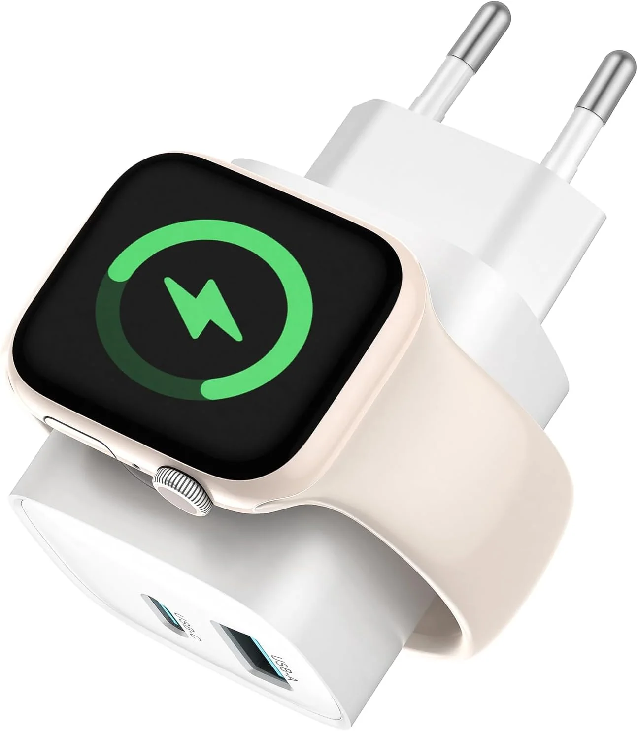 CHARCO 3-in-1 20W USB-C Ladegerät für Apple Watch – Schnellladegerät, kompatibel mit iPhone 17/16/15, Samsung