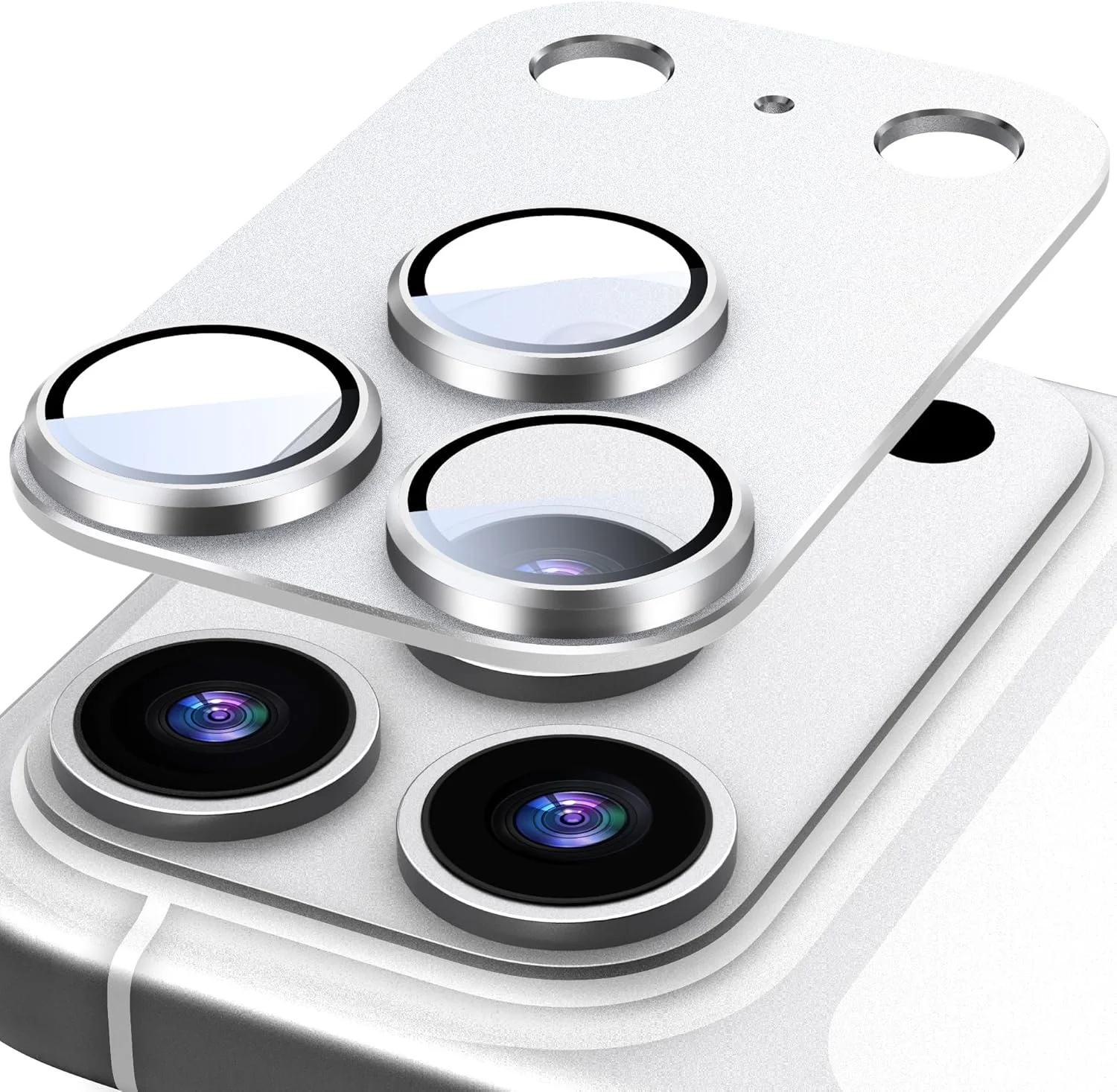 Kameraschutz für iPhone 17 Pro – Aluminium, Silber