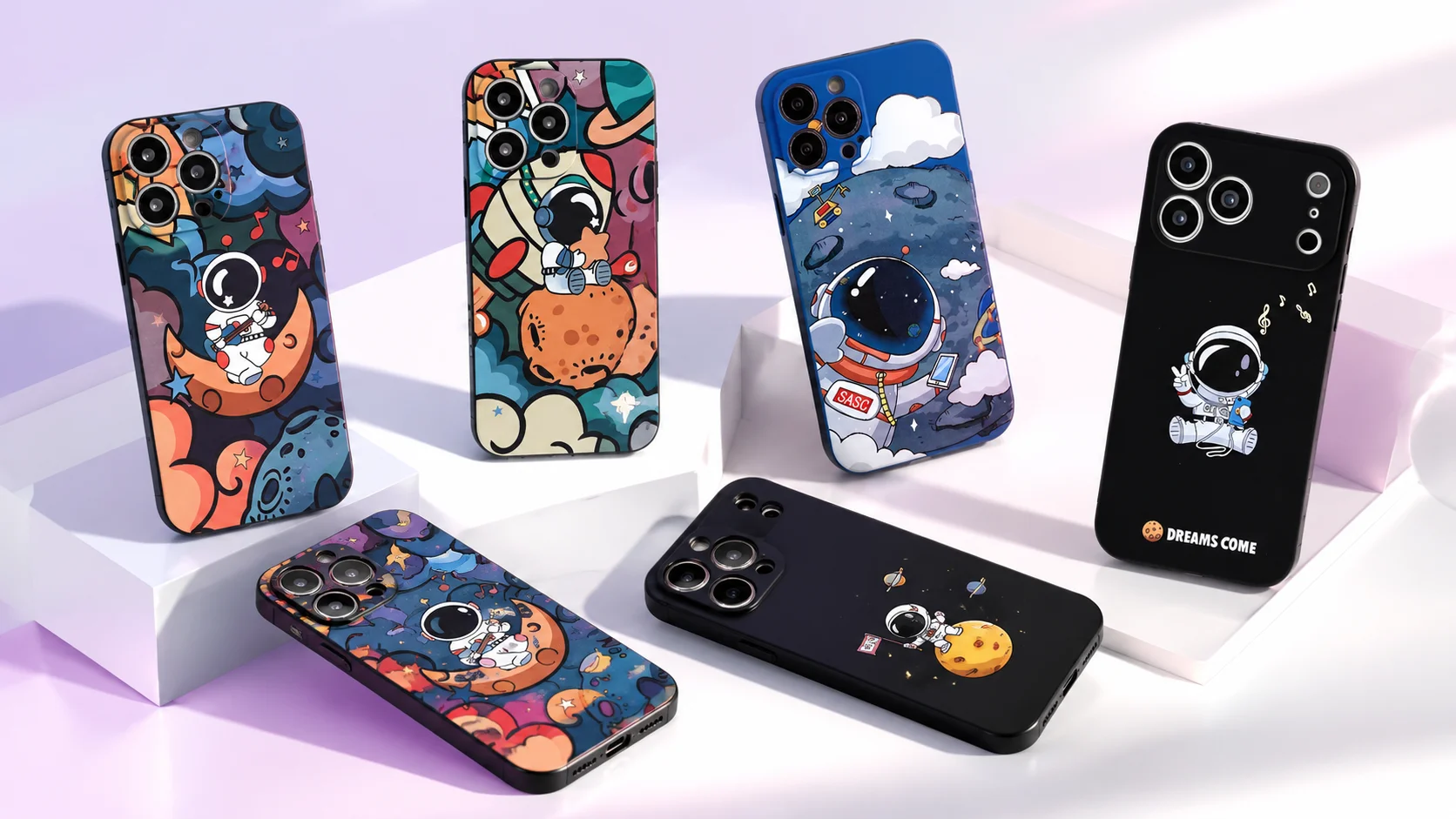 iPhone Hülle Astronaut Design – für alle iPhone Modelle