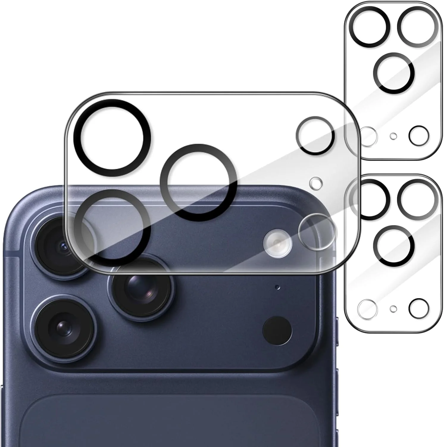 Kameraschutz für iPhone 17 Pro Max – 9H Glas, 3 Stück