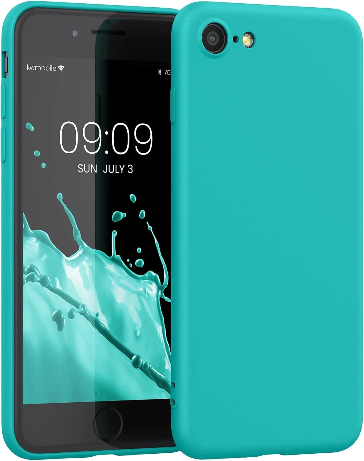 TPU Hülle für iPhone SE 2022 / 8 / 7 – Neon Türkis