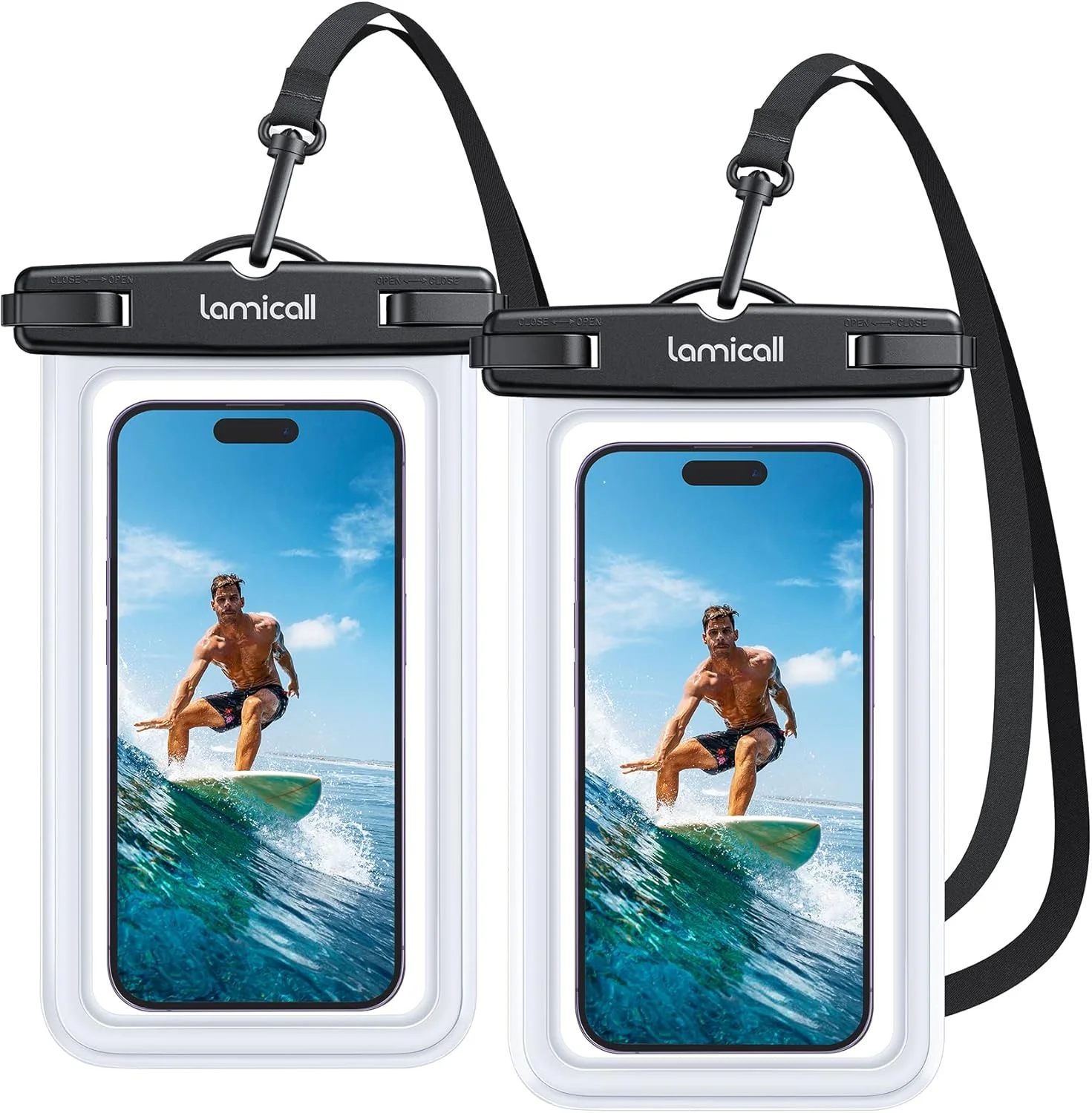 Wasserdichte Handyhülle IPX8 – 2 Stück