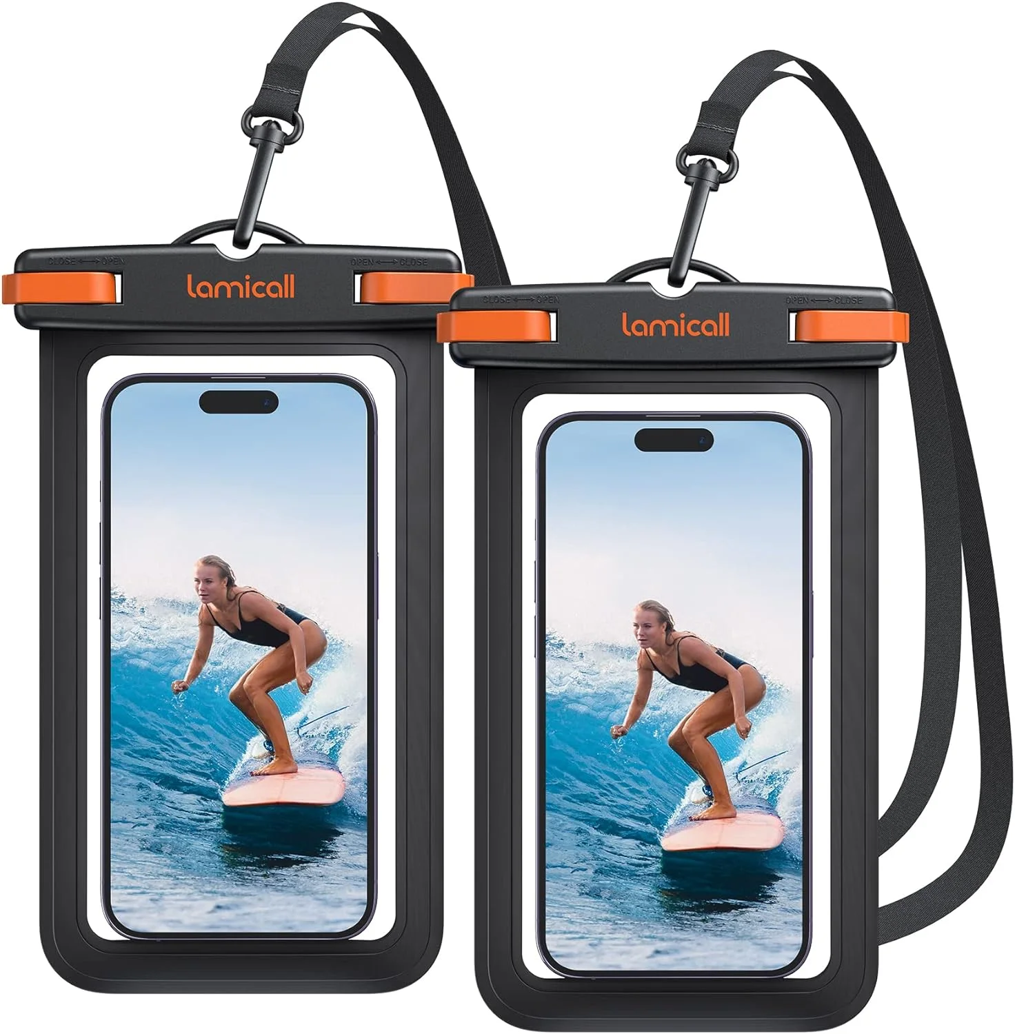 Wasserdichte Handyhülle IPX8 – 2er Pack