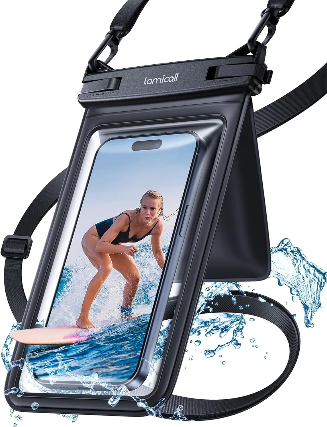 Wasserdichte Handyhülle – Doppelte Taschen, IPX8