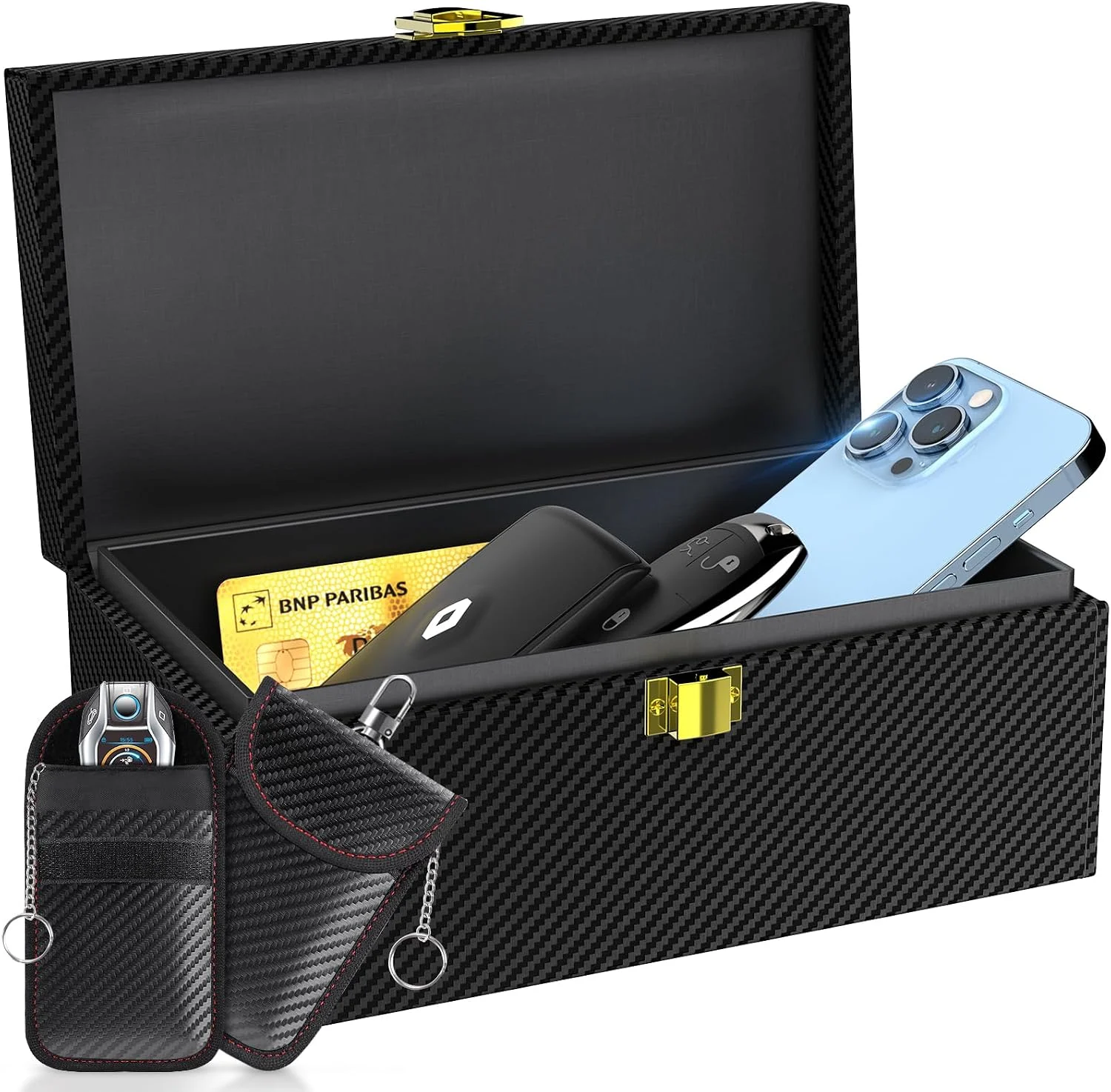 Faraday Box XL – Keyless Go Schutz, 2 Stück