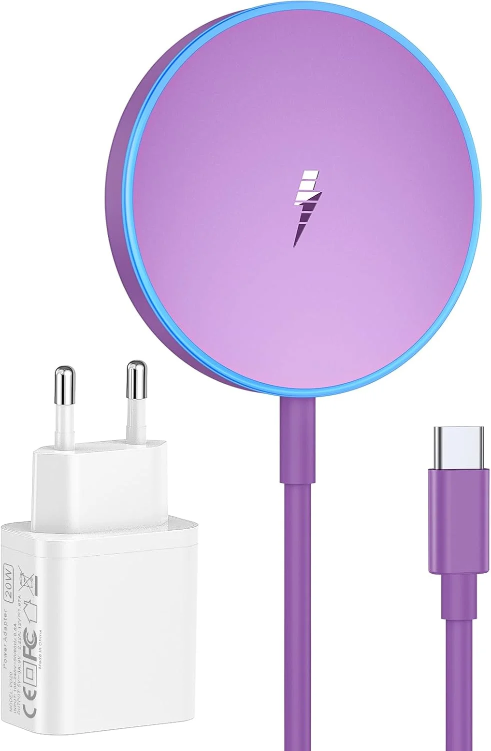 MagSafe Ladegerät 20W mit Netzteil & Kabel – Variante 2
