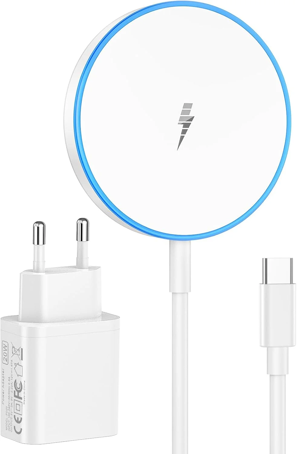 MagSafe Ladegerät 20W mit Netzteil & Kabel