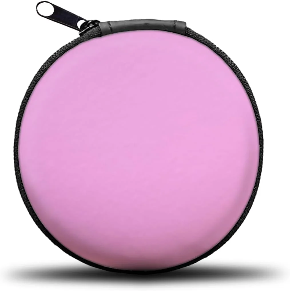 Mini Kopfhörer Tasche – Macaron Design, Pink