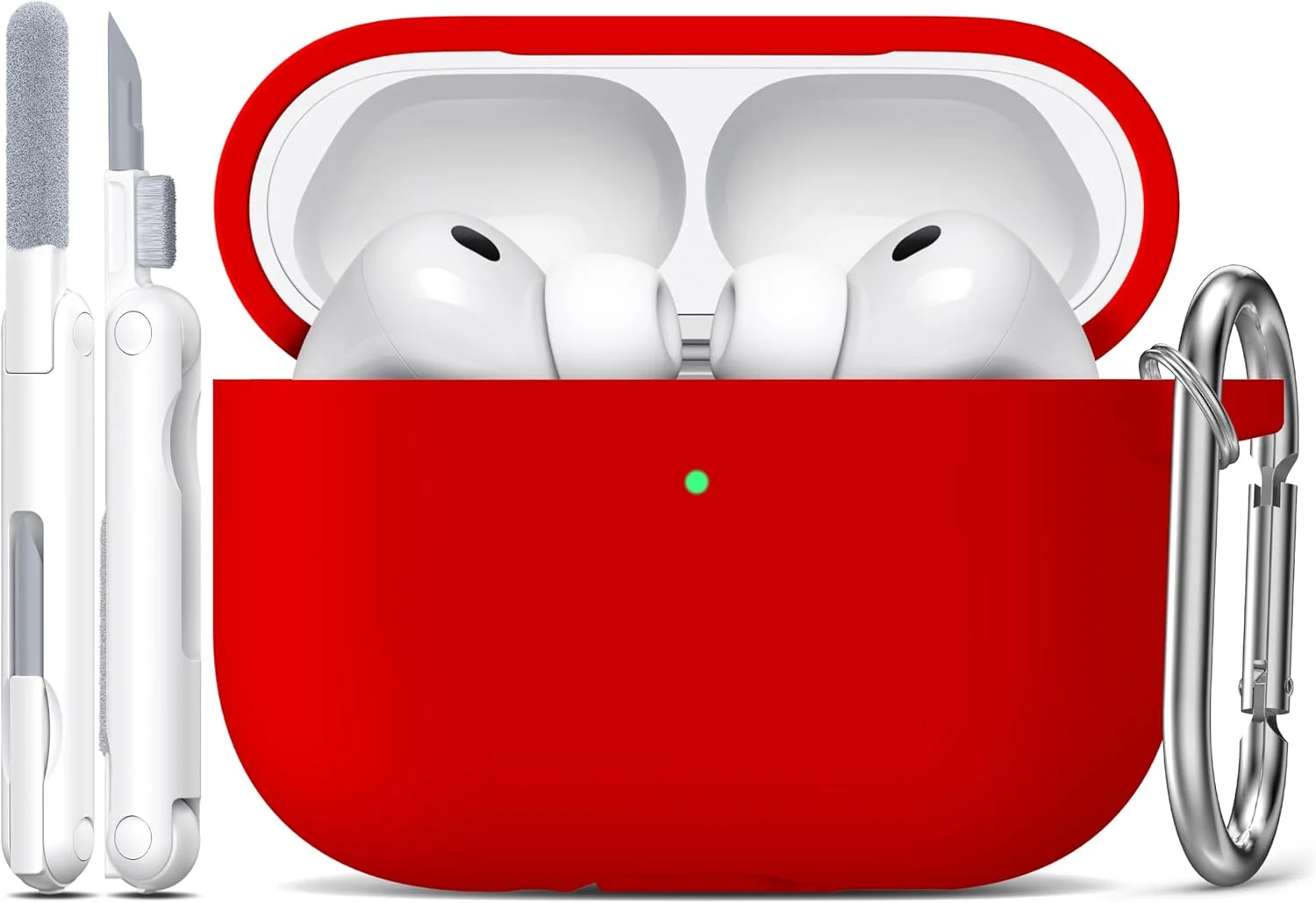 AirPods Pro 3 Hülle – Silikon, Rot