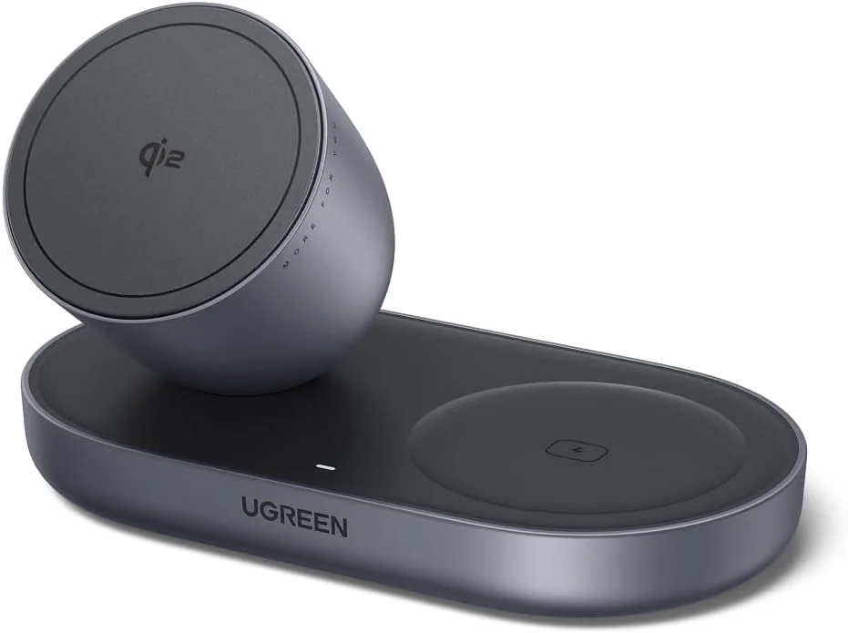 2-in-1 Qi2 Ladestation 15W – MagSafe, iPhone & AirPods
