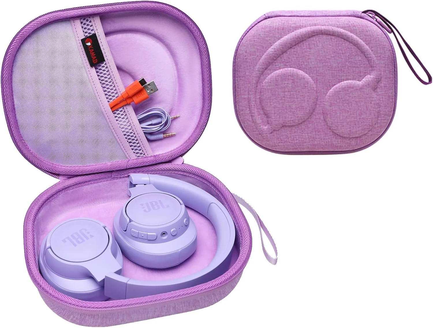 Kopfhörer Tasche für JBL Tune – Eva Hardcase, Lila